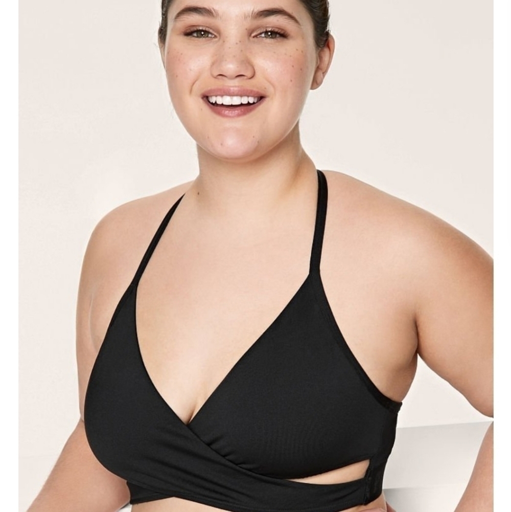 VS PINK GYM TO SWIM MINI BIKINI BOTTOMS & WRAP TOP - Picture 4 of 12